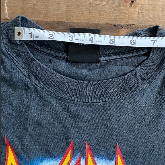 vintage def leppard band tour t shirt '92 - Picture 6 of 7
